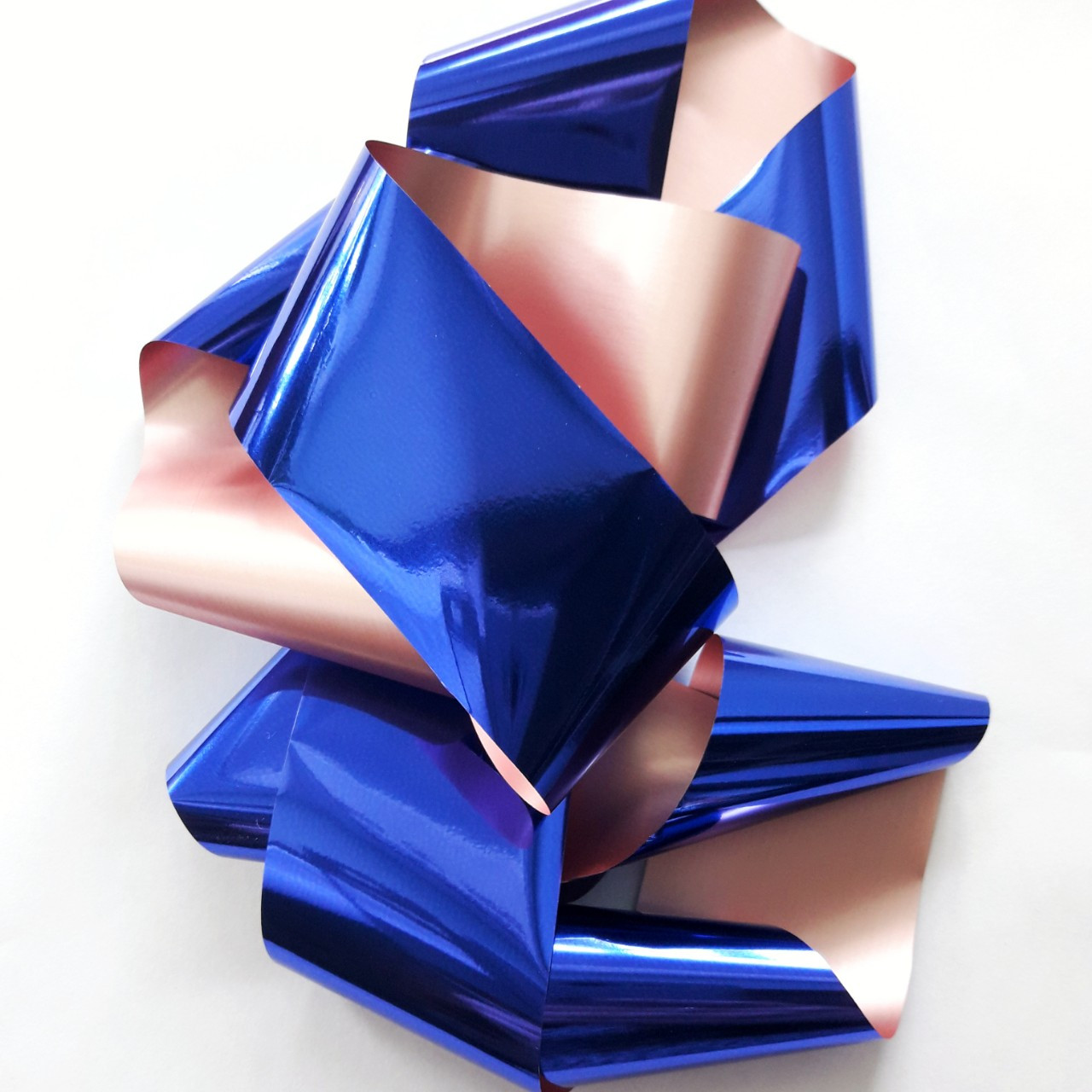 Перекладна фольга для дизайну нігтів синя (фольга для лиття FH - 09) 1 метр ANDI PROF