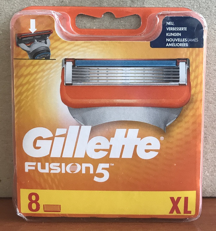 Леза Gillette Fusion упаковка 8 шт.