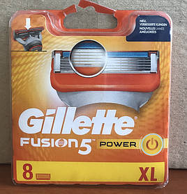 Леза Gillette Fusion Power пачка 8 шт.