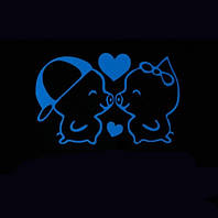 Наклейка люмінесцентна "Хрюшки" - 10*15см