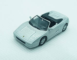 Модель Ferrari micro cars F355 Spider в масштабі 1:100 (сріблястий)