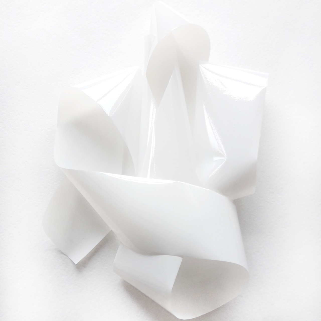 Перекладна фольга для дизайну нігтів біла (фольга для лиття FM-02) 1 метр ANDI Prof