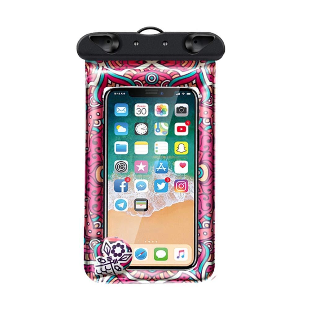 Чохол водонепроникний для телефона плавальний Mandala Cat Air Cushion, фото 1