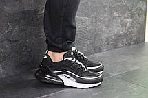 Кросівки Nike Air Max 95 + Max 270,чорні з білим, фото 2