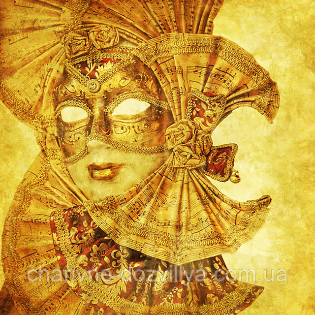 Набор алмазной вышивки (мозаики) "Венецианская маска"