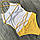 Купальник відрядний з відкритою спиною на канатці жовтий, фото 7
