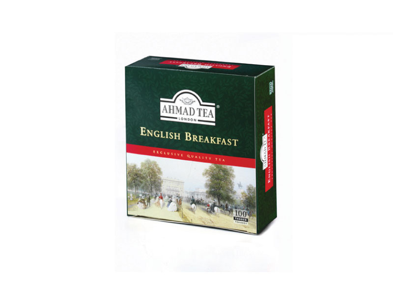 Чай чорний Ahmad English Breakfast у пакетиках 2 g x 100 шт. х 6 шт. в уп