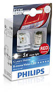 Автолампа діоди PHILIPS 12898RX2 P21W LED 12/24V X2