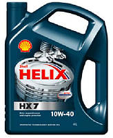 Олива моторна Shell HELIX 10w40 напівсинтетика 4 л