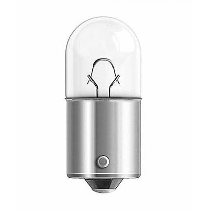 Автолампа ук. OSRAM 5008-02B R10W 12V BA15s 10X2 Blister , фото 2