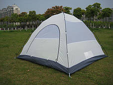 Туристична палатка Green Camp 1013-4 з тамбуром 4-х місна 2-х слойна, фото 3
