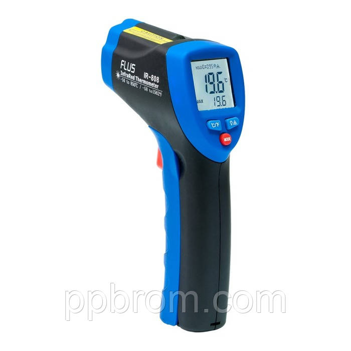 Інфрачервоний пірометр Flus "IR-808" (-50...850°C, 30:1, 0.1-1)