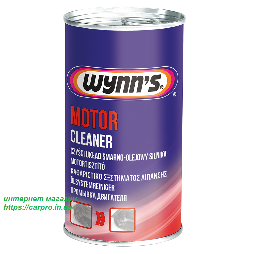 Промивка двигуна при заміні масла Wynns MOTOR CLEANER