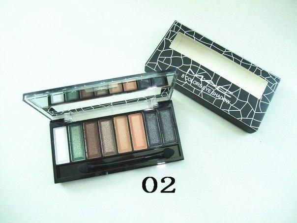 Тіні МАС 8 кольорів, No02 Mac Cosmetics