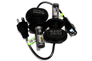 Комплект LED ламп HeadLight S1 H4 6000K 4000lm с радиатором, фото 2