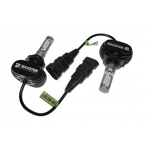 Комплект LED ламп BAXSTER S1 HB4(9006) 6000K 4000lm с радиатором, фото 2