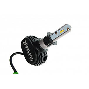 Комплект LED ламп BAXSTER S1 H3 6000K 4000lm з радіатором, фото 2