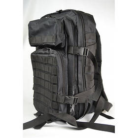 Тактичний чорний рюкзак 45 літрів (тактический черный рюкзак)