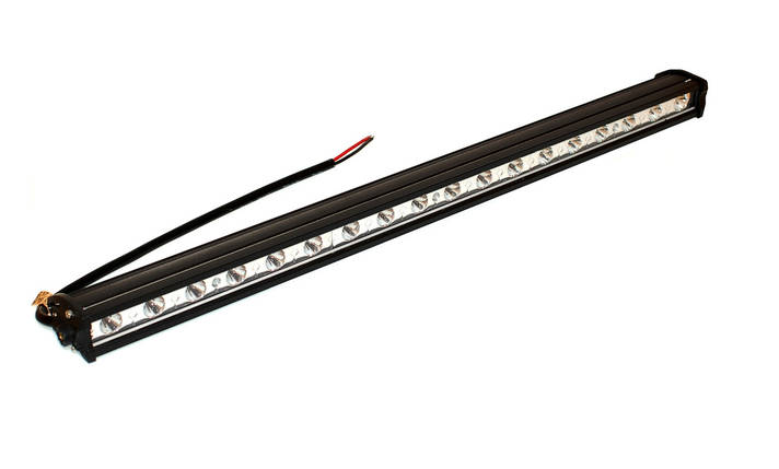 Світлодіодна фара AllLight E-54W однорядна 18chip OSRAM 3535 spot 9-30V, фото 2