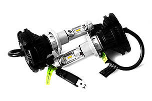 Комплект LED ламп AllLight X3 H7 50W 6000K 6000lm з радіатором і світлофільтрами (3000K/8000K), фото 2