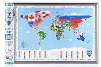 Карта мира Discovery Map World Flags Edition