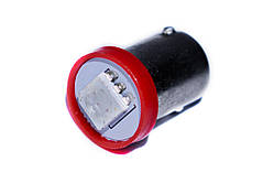 Світлодіодна лампа AllLight T 8.5 1 діод 5050 BA9S 12 V 0.45 W RED