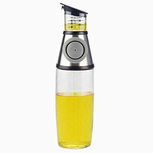 Пляшка скляна для олії з мірною чашкою 500 мл