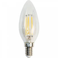 Світлодіодна лампа Filament Z - LIGHT ZL1012 5W С35 2700K E14 (прозора свічка) Код.59526