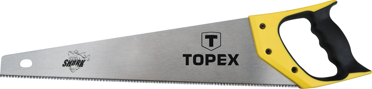 Ножівка по дереву Shark, 400 мм, 7TPI, 10A440 Topex