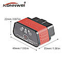 Автосканер Konnwei KW903 OBD 2 ELM327 V1.5 pic18f25k80 Bluetooth 3.0 червоний, фото 6