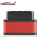 Автосканер Konnwei KW903 OBD 2 ELM327 V1.5 pic18f25k80 Bluetooth 3.0 червоний, фото 7