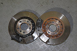 Задні гальмівні диски та колодки Apec Audi A8 D3