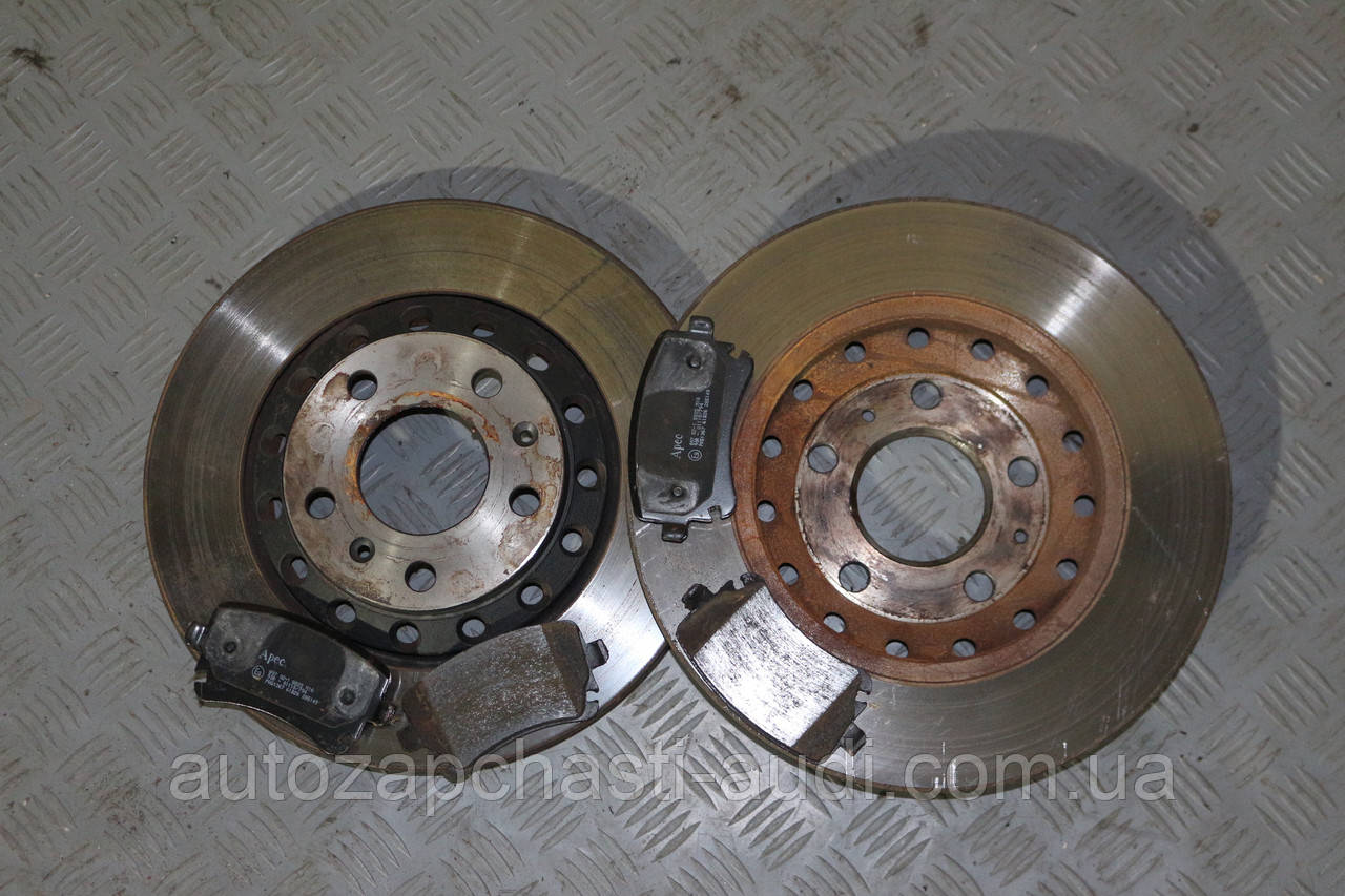Задні гальмівні диски та колодки Apec Audi A8 D3, фото 1