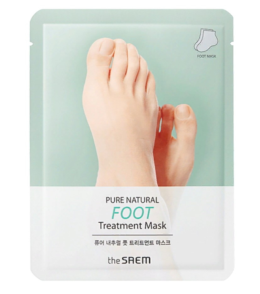 Зволожуюча маска для ніг The Saem Pure Natural Foot Treatment Mask 16 мл (8806164159323)