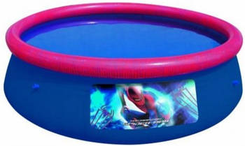 Різнобарвний дитячий надувний басейн з м'яким дном "Спайдермен"