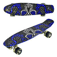 Скейт Penny Best Board LED 22 Абстракция (805-649004)