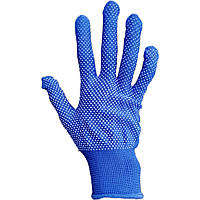 Рукавички робочі стрейч гламур синій (10 розмір)
