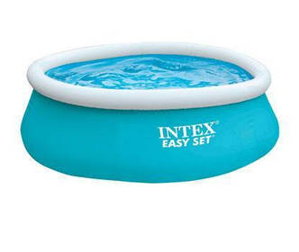 Надувний басейн Intex 28101 — 2, 183 х 51 см (насос, підстилка)