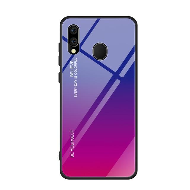 Чохол Gradient для Samsung Galaxy M20 / M205 Бампер Purple-Rose