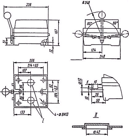 Крановое оборудование по самым низким ценам! Габаритные размеры командоконтроллеров ККП