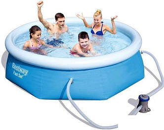 Надувний басейн Bestway 57268, 244 х 66 см (насос-фільтр 1 250 л/год)