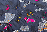 Шорти для дівчинки коттон SmileTime Hearts, джинс, фото 6