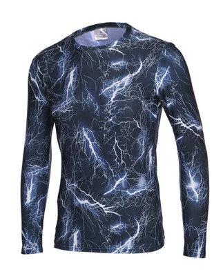 Чоловіча спортивна компресійна кофта "Energy" в темно-синьому кольорі