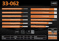 Набор зубил, пробойников, добойников 12шт., NEO 33-062
