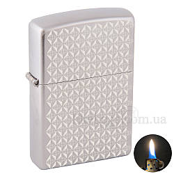 Запальничка Zippo 205 Satin Chrome сіра 205504