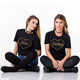 Парні футболки. Футболки для подруг. Кращі подруги., фото 3
