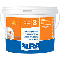 Aura Luxpro 3 Біла 5 л матова фарба для стель і стін арт.4820166520947
