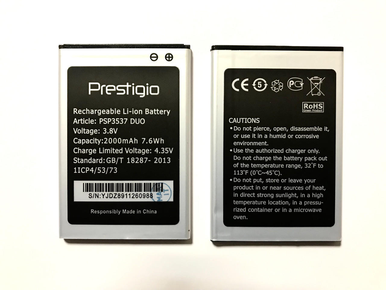 Акумулятор Prestigio Wize NV3 3537 батарея, фото 1
