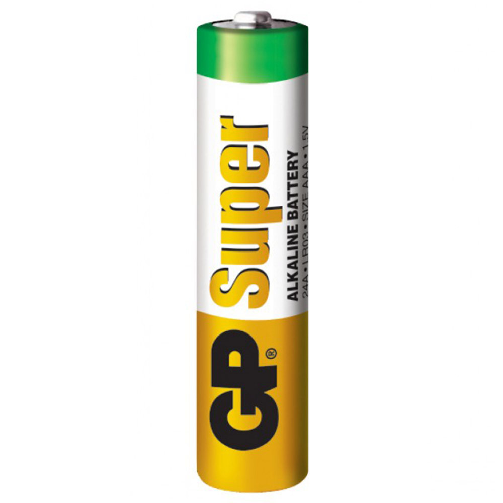 Батарейка GP AAA LR03 Super Alkaline 24A 1.5V, Green