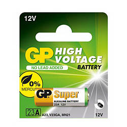 Батарейка GP Super Alkaline MN23 23A 12V, Green